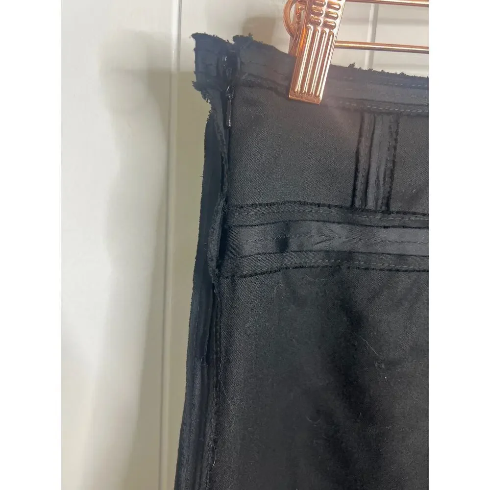 Robert Rodriguez‎ Black Fully Lined Raw Seam Pencil Skirt Size 4 - Picture 4 of 9